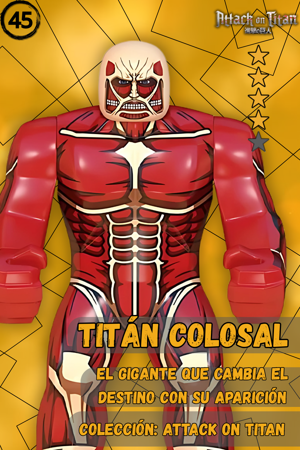 Ataque a los titanes, el mejor, envío rápido. Estos son los que en Aliexpress salen muy caros