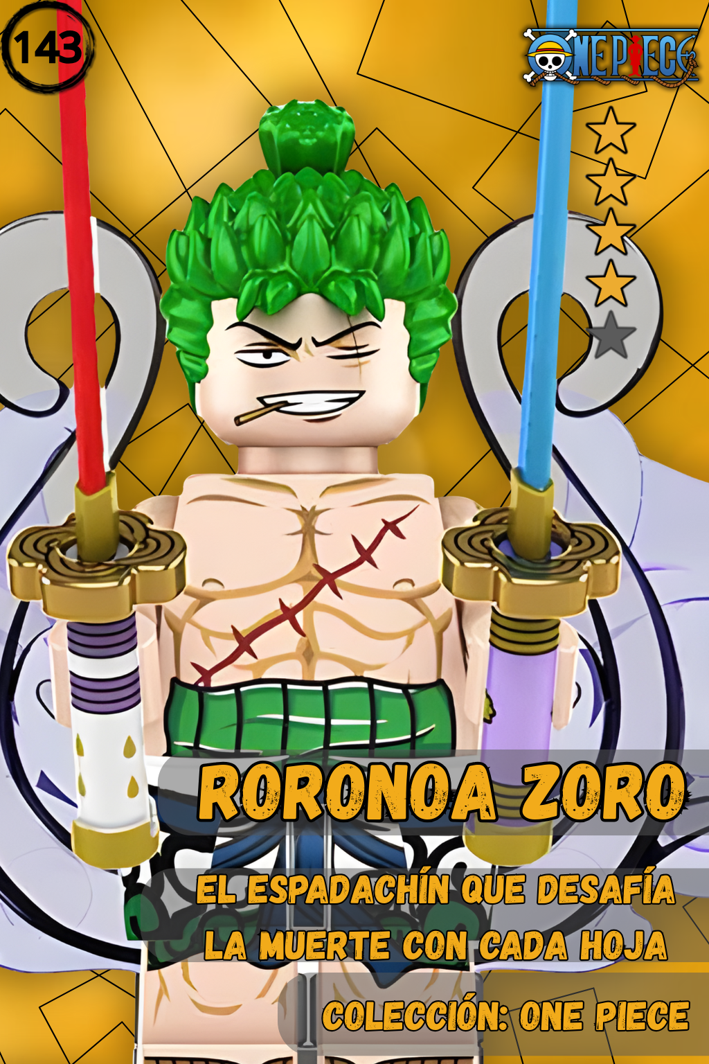 One piece, la mitad de ellos