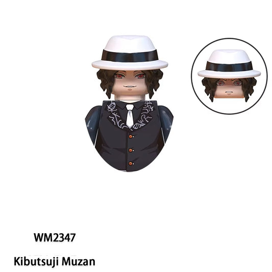Ricky Toys Demon Slayer Kimetsu for Gifts Annie Building Blocks Toys Mini Action Figures Minifigures Collection DIY Educational