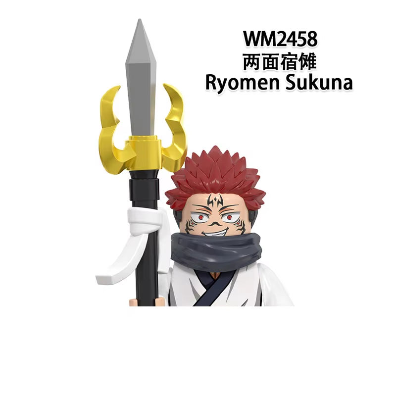 New Jujutsu Kaisen Itadori Yuji Set Mini Action Figure Building Block Toys