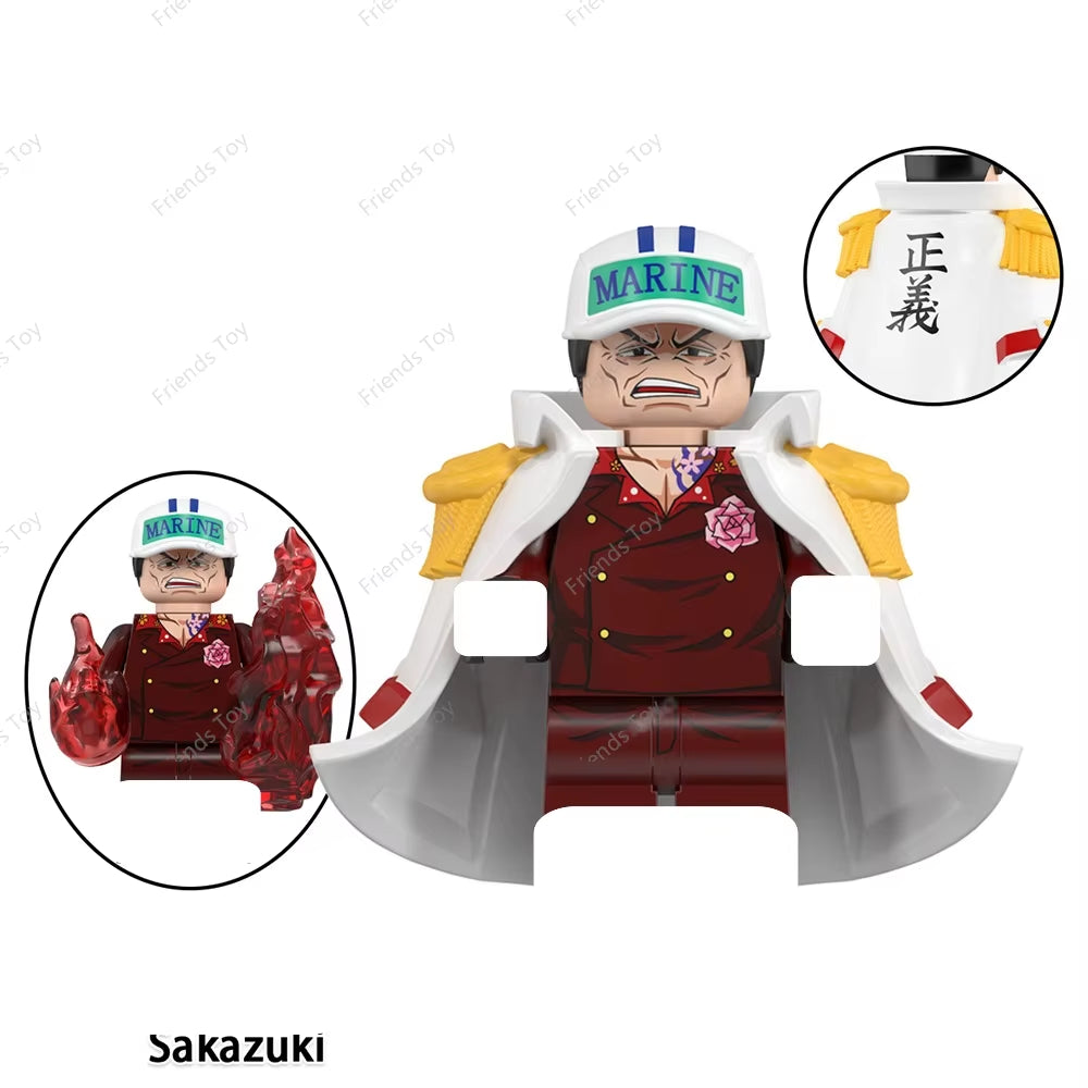 One Piece Luffy OP Uta Sanji Garp Zoro Shanks Hancock‌ Nami‌ Mini Man Blocks Figure WM6195 WM6189 WM6194 WM6193