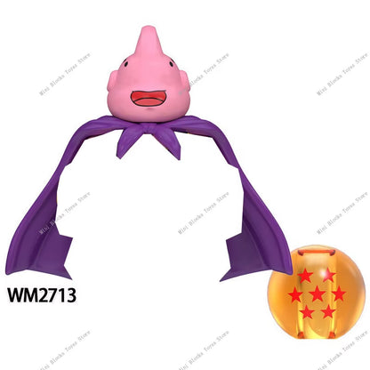 Anime Cartoon TV Son-Goku Gohan Kakarotto Vegeta Zamasu Piccolo Building Blocks for Gifts WM6177 WM6178 WM6179 WM6180 WM6181