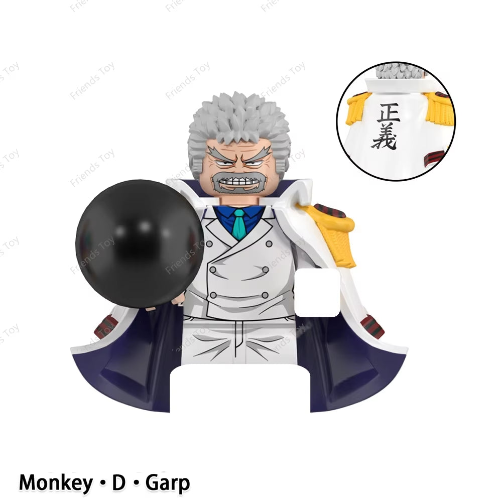 One Piece Luffy OP Uta Sanji Garp Zoro Shanks Hancock‌ Nami‌ Mini Man Blocks Figure WM6195 WM6189 WM6194 WM6193
