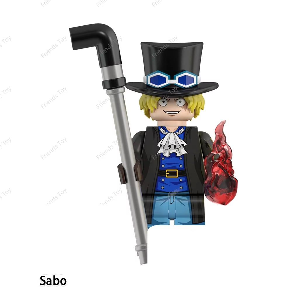 One Piece Luffy OP Uta Sanji Garp Zoro Shanks Hancock‌ Nami‌ Mini Man Blocks Figure WM6195 WM6189 WM6194 WM6193