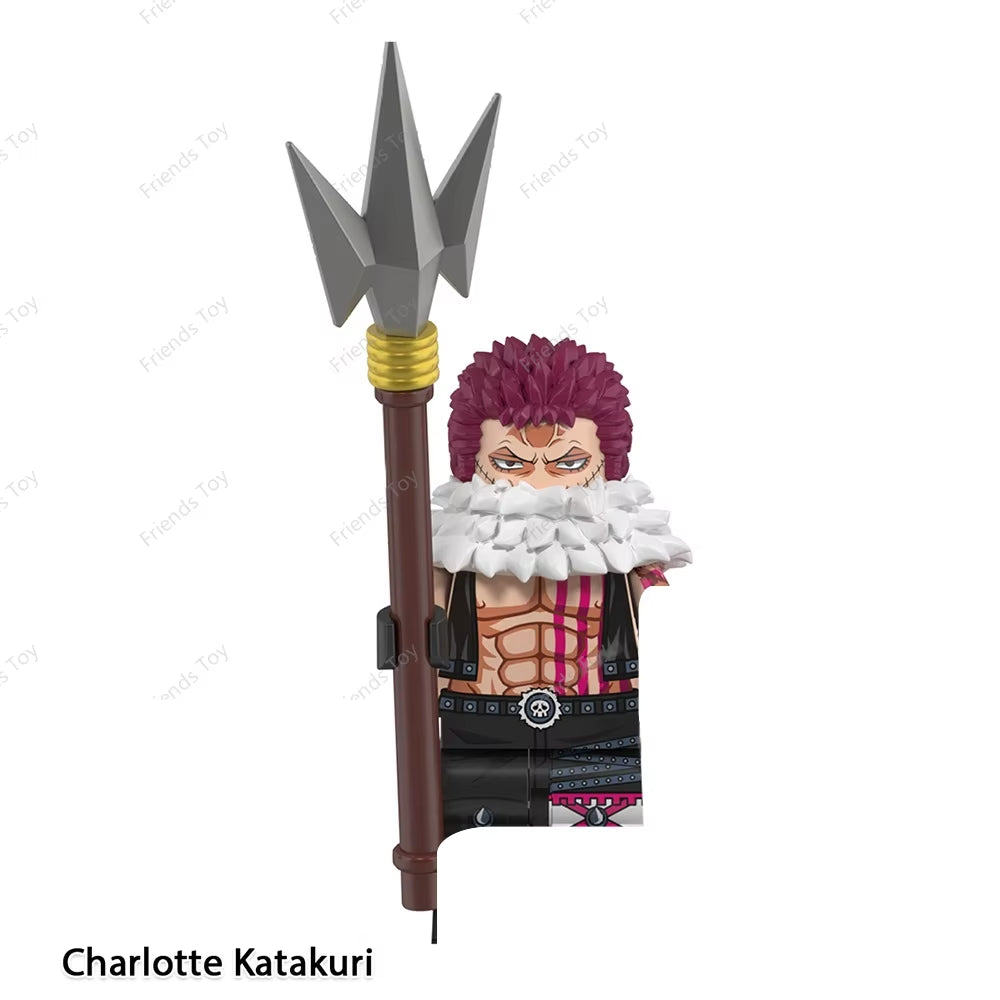 One Piece Luffy OP Uta Sanji Garp Zoro Shanks Hancock‌ Nami‌ Mini Man Blocks Figure WM6195 WM6189 WM6194 WM6193