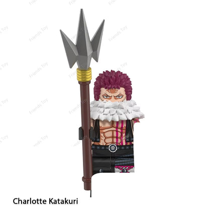 One Piece Luffy OP Uta Sanji Garp Zoro Shanks Hancock‌ Nami‌ Mini Man Blocks Figure WM6195 WM6189 WM6194 WM6193