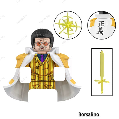 One Piece Luffy OP Uta Sanji Garp Zoro Shanks Hancock‌ Nami‌ Mini Man Blocks Figure WM6195 WM6189 WM6194 WM6193