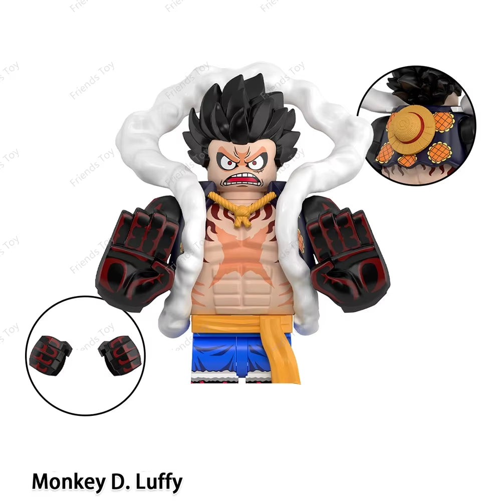 One Piece Luffy OP Uta Sanji Garp Zoro Shanks Hancock‌ Nami‌ Mini Man Blocks Figure WM6195 WM6189 WM6194 WM6193