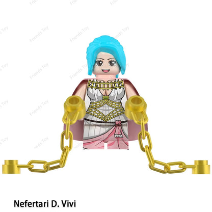 One Piece Luffy OP Uta Sanji Garp Zoro Shanks Hancock‌ Nami‌ Mini Man Blocks Figure WM6195 WM6189 WM6194 WM6193
