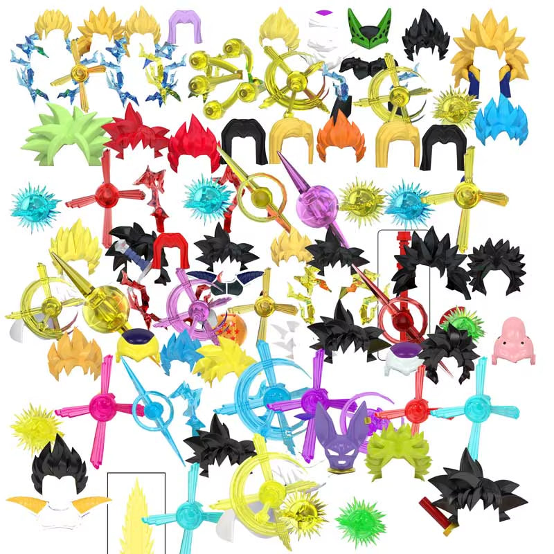 Anime Cartoon TV Son-Goku Gohan Kakarotto Vegeta Zamasu Piccolo Building Blocks for Gifts WM6177 WM6178 WM6179 WM6180 WM6181