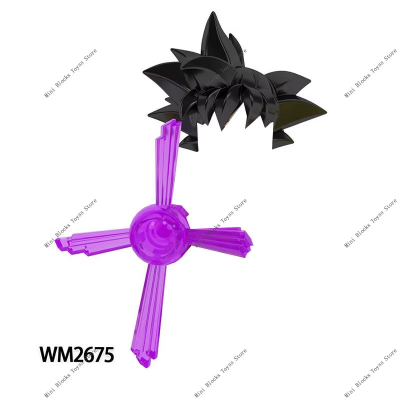 Anime Cartoon TV Son-Goku Gohan Kakarotto Vegeta Zamasu Piccolo Building Blocks for Gifts WM6177 WM6178 WM6179 WM6180 WM6181