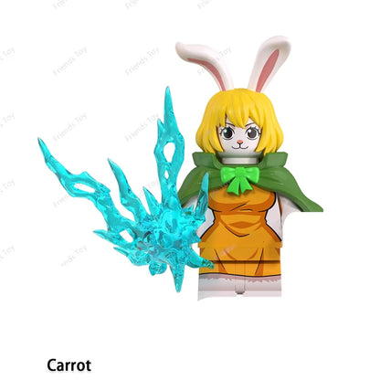 One Piece Luffy OP Uta Sanji Garp Zoro Shanks Hancock‌ Nami‌ Mini Man Blocks Figure WM6195 WM6189 WM6194 WM6193