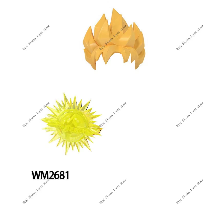 Anime Cartoon TV Son-Goku Gohan Kakarotto Vegeta Zamasu Piccolo Building Blocks for Gifts WM6177 WM6178 WM6179 WM6180 WM6181