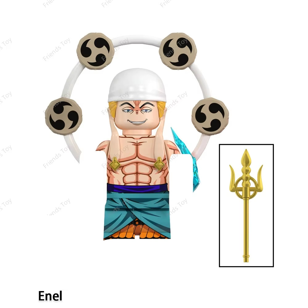One Piece Luffy OP Uta Sanji Garp Zoro Shanks Hancock‌ Nami‌ Mini Man Blocks Figure WM6195 WM6189 WM6194 WM6193