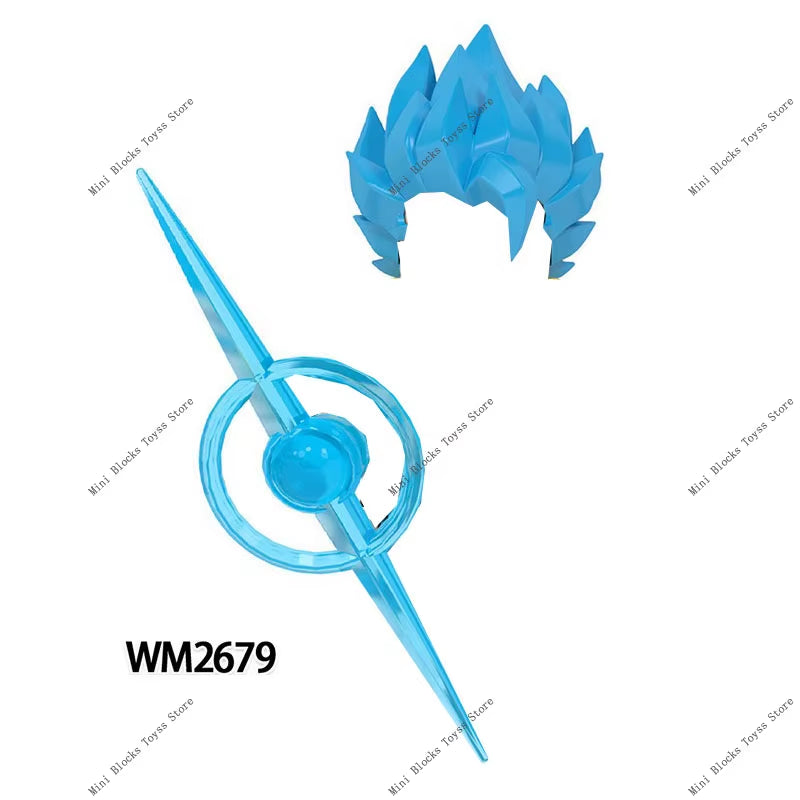 Anime Cartoon TV Son-Goku Gohan Kakarotto Vegeta Zamasu Piccolo Building Blocks for Gifts WM6177 WM6178 WM6179 WM6180 WM6181