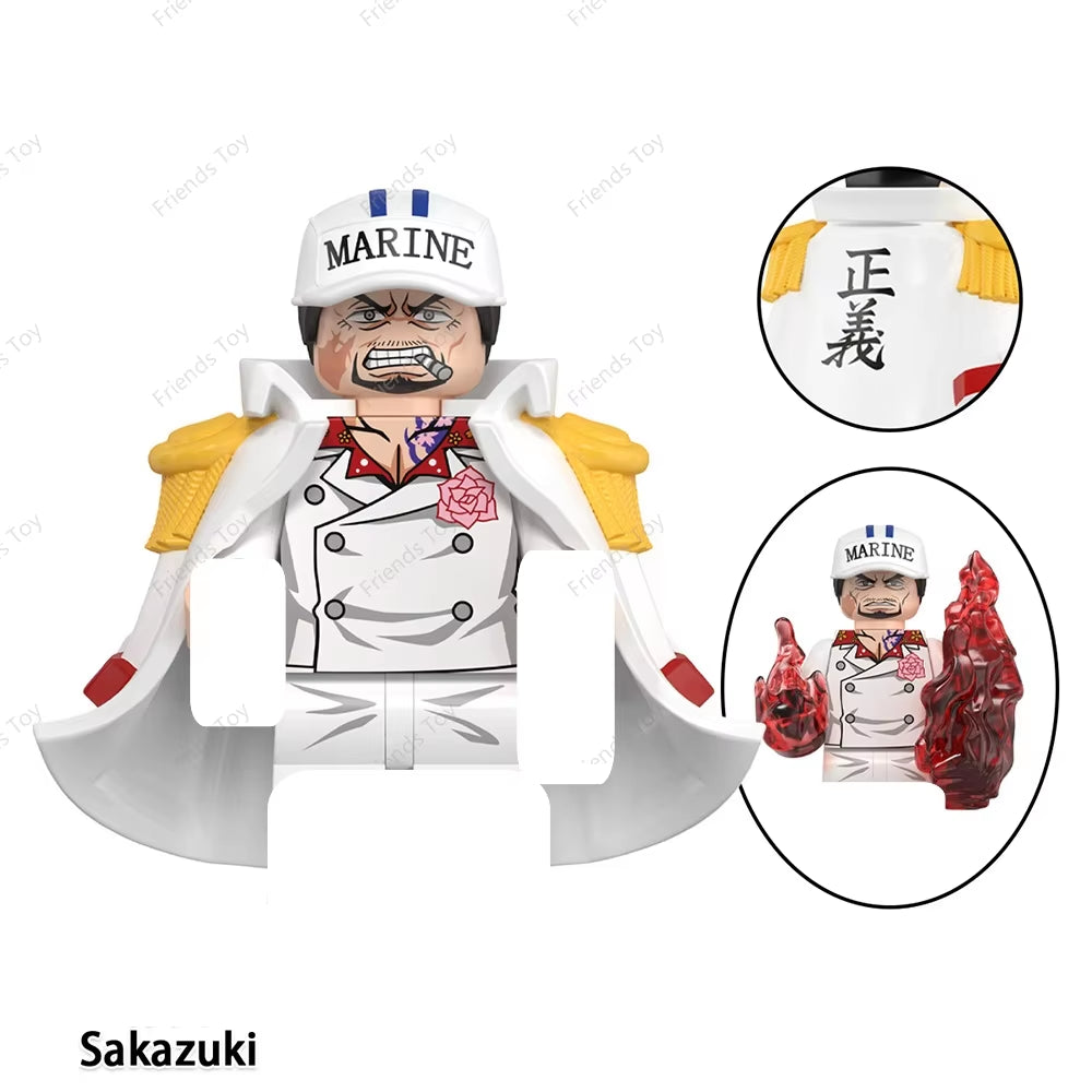 One Piece Luffy OP Uta Sanji Garp Zoro Shanks Hancock‌ Nami‌ Mini Man Blocks Figure WM6195 WM6189 WM6194 WM6193