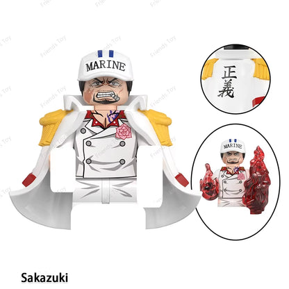 One Piece Luffy OP Uta Sanji Garp Zoro Shanks Hancock‌ Nami‌ Mini Man Blocks Figure WM6195 WM6189 WM6194 WM6193