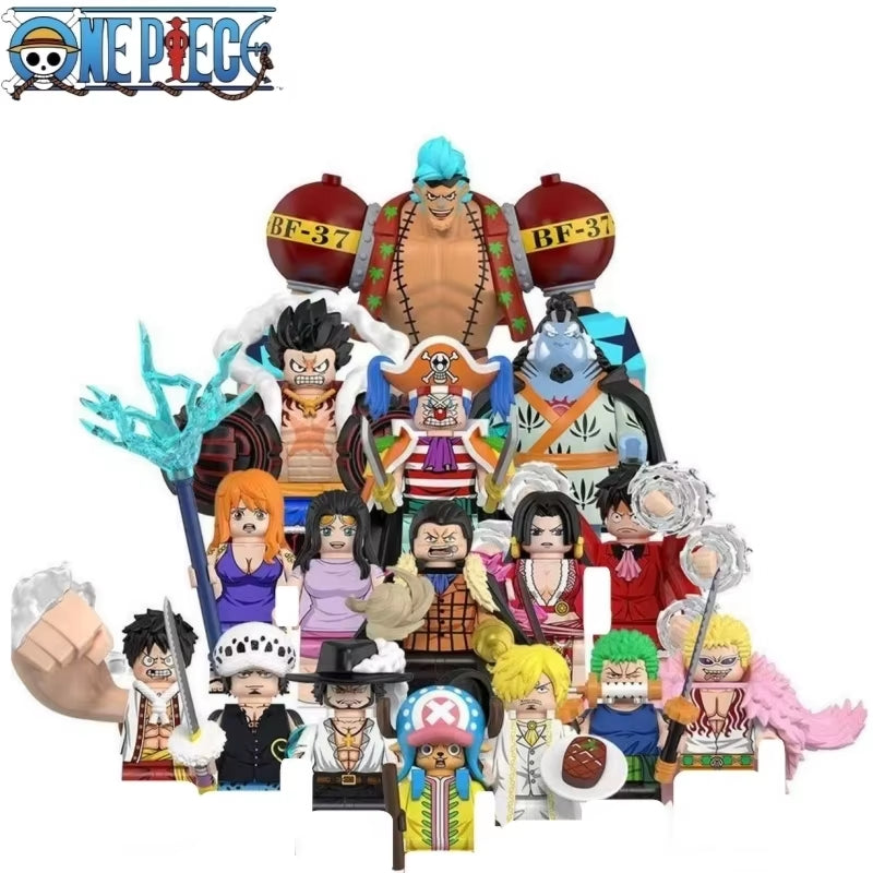 One Piece Luffy OP Uta Sanji Garp Zoro Shanks Hancock‌ Nami‌ Mini Man Blocks Figure WM6195 WM6189 WM6194 WM6193