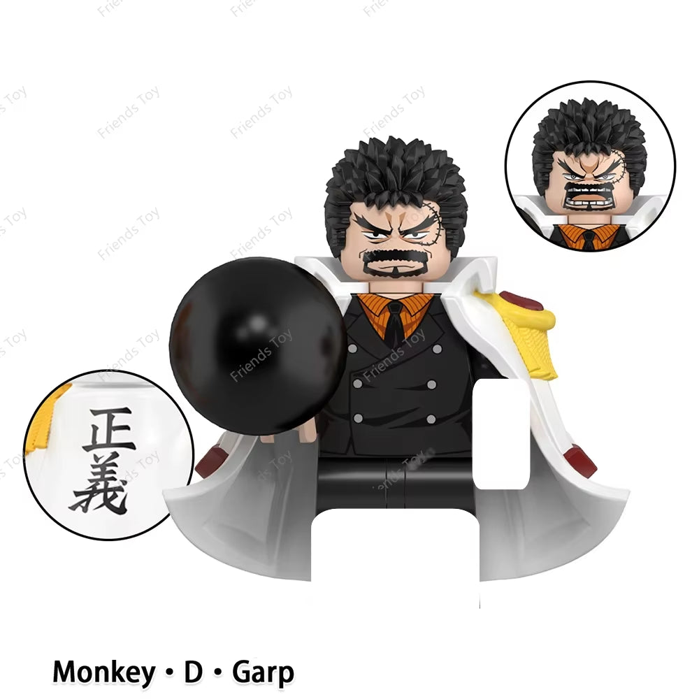 One Piece Luffy OP Uta Sanji Garp Zoro Shanks Hancock‌ Nami‌ Mini Man Blocks Figure WM6195 WM6189 WM6194 WM6193